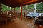 Outdoor seating area